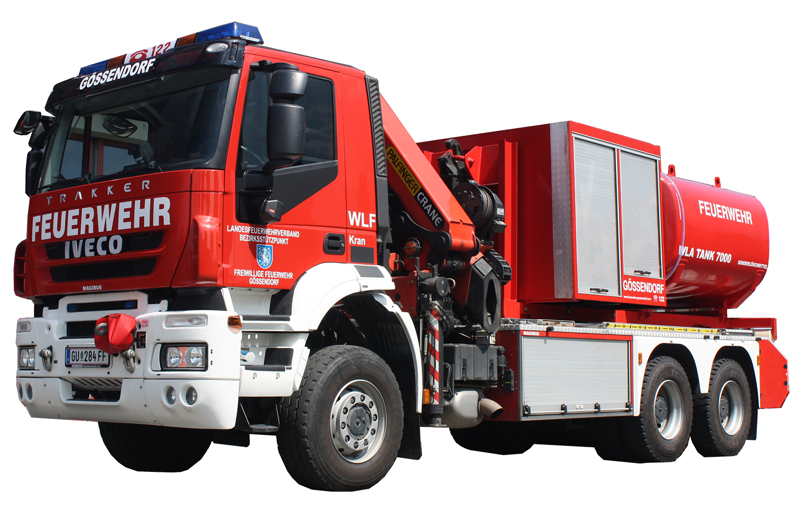 WLF-Kran mit WLA-Tank WLF-Kran mit WLA-Tank